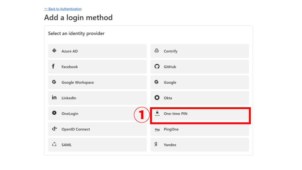 Cloudflare Zero Trust 認証設定 one-time PIN