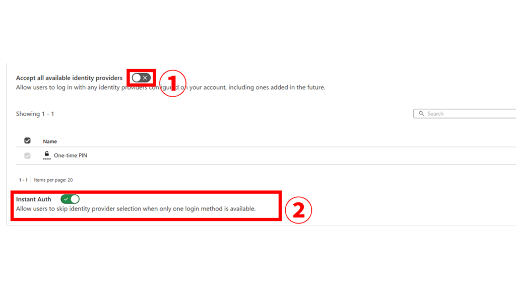 Cloudflare Zero Trust アプリケーション Instant Auth