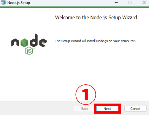 node.jsインストーラー