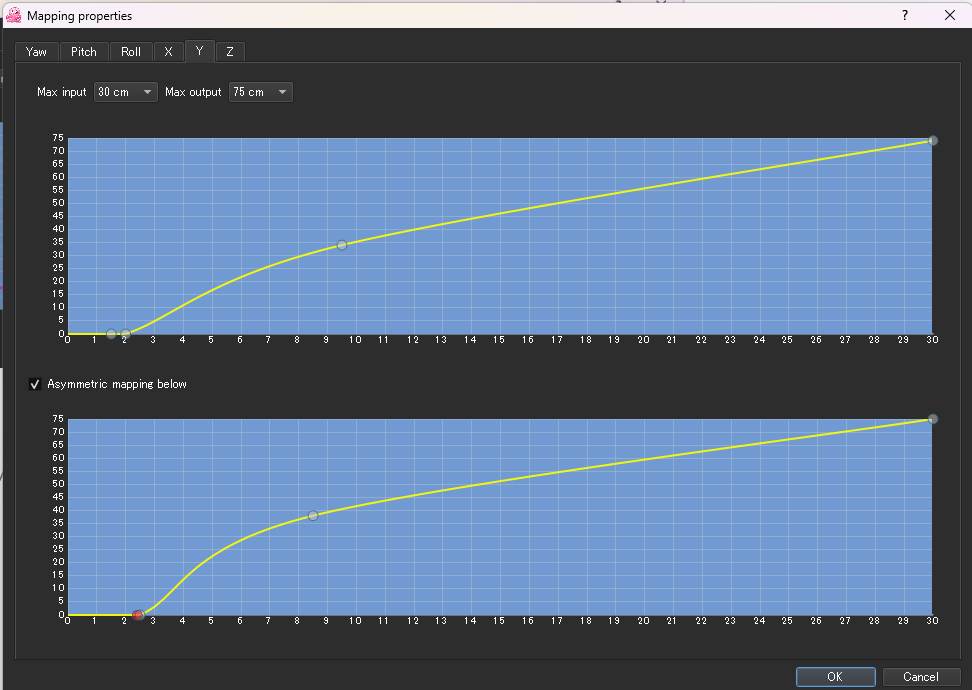 OpenTrackマッピング設定MSFS(Y)
