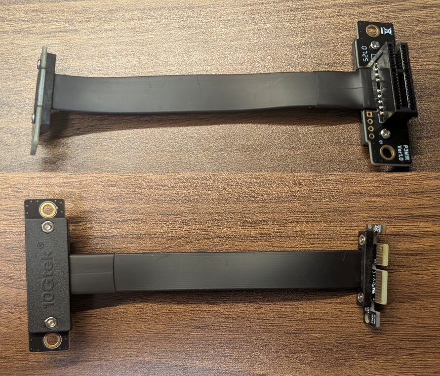 10Gtek PCIE 3.0 延長ケーブル本体