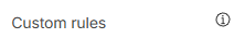 カスタムルール