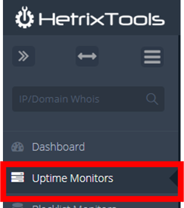HetrixTools Uptime Monitors