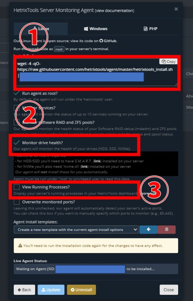 HetrixTools Server Monitoring Agent