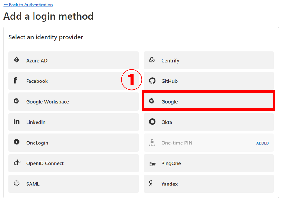 Zero Trust 認証設定 ログイン方法