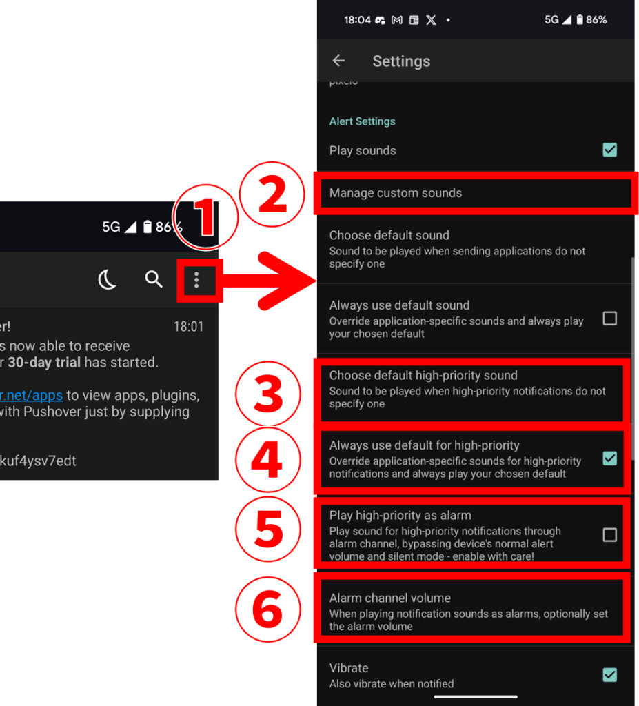 Pushover 通知設定