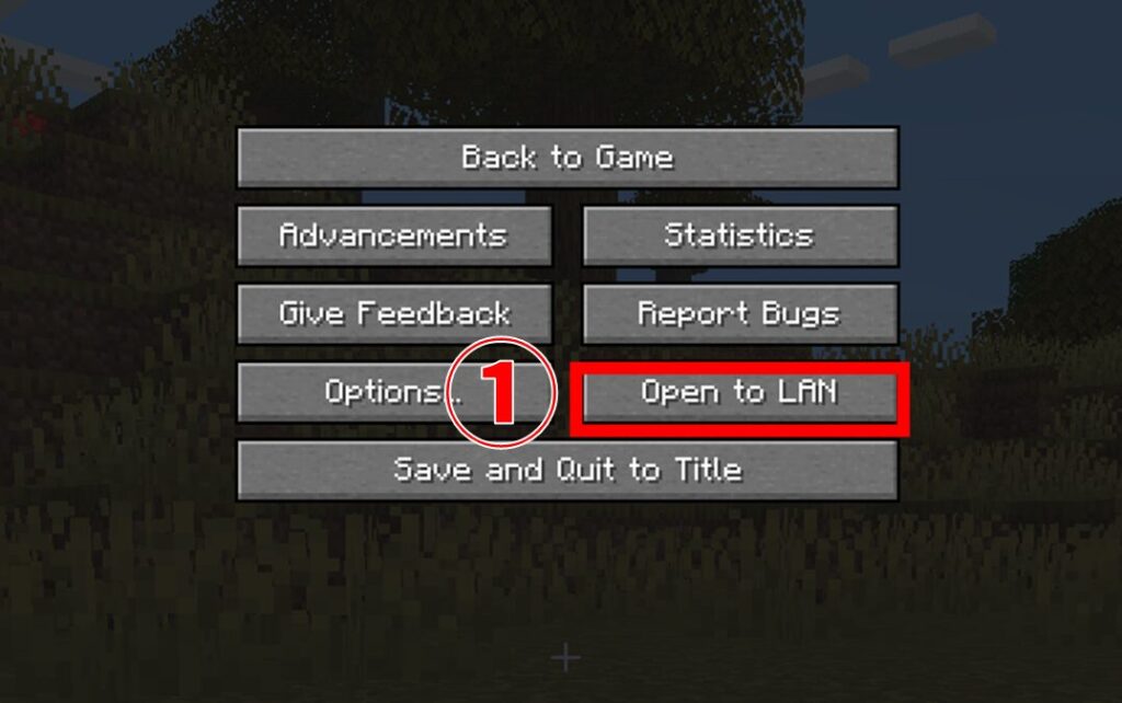 Minecraft マイクラ Open to LAN(LANに公開)
