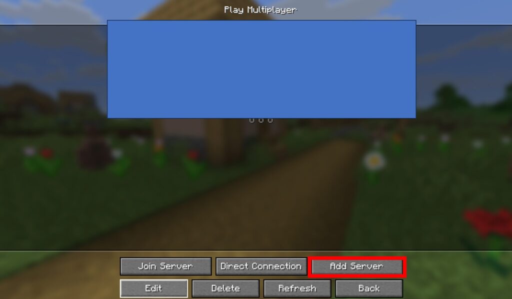 Minecraft サーバー 入り方 Multiplayer Add Server