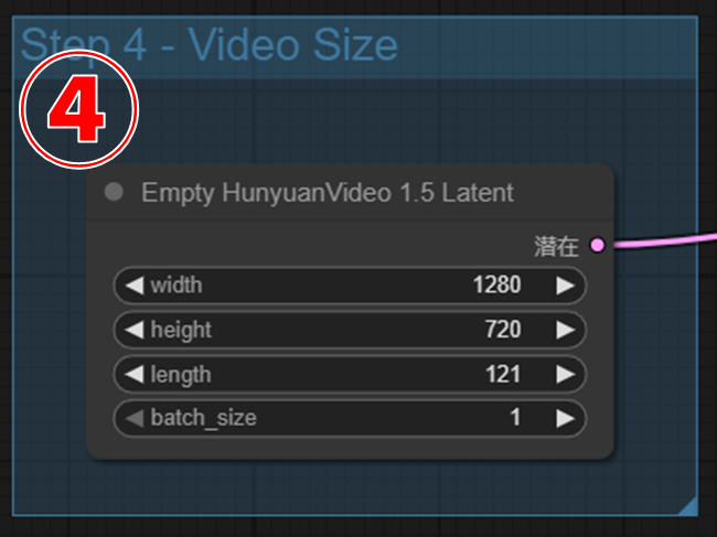 ComfyUI Hunyuan Video 1.5 Video Size