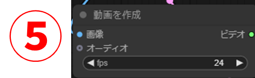 ComfyUI Hunyuan Video 1.5 動画を作成 FPS