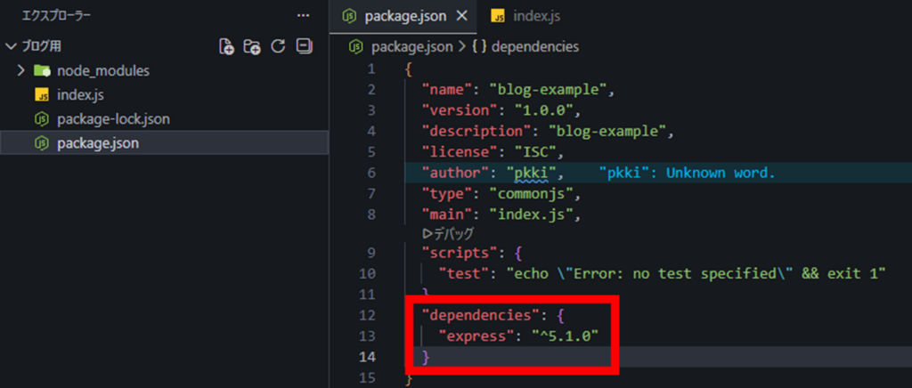 Node.js package.json