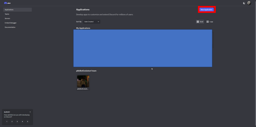 Discord New applications
